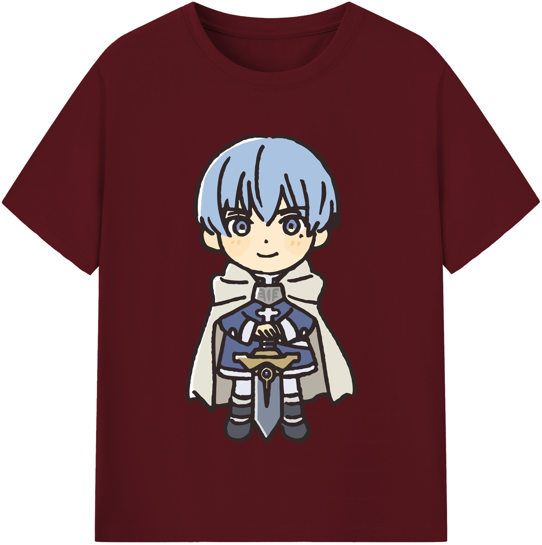 （画像用） 葬送のフリーレン Frieren 綿100％半袖Tシャツ（フロントプリント）